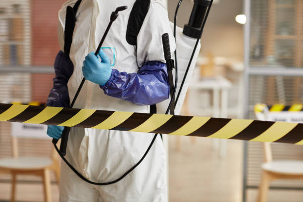 Professional Blood Cleanup technician working in Roggen, CO